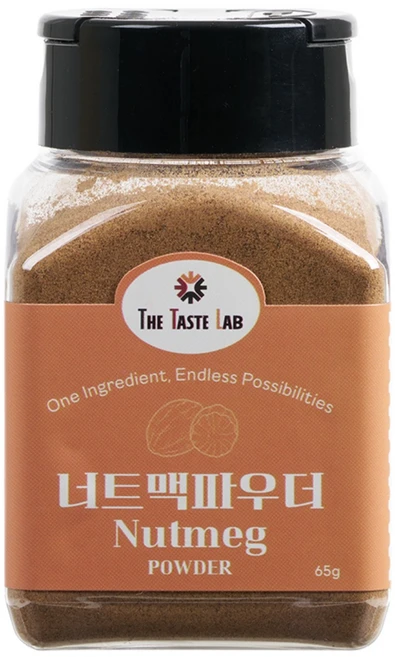 더테이스트랩 너트맥 파우더 넛맥 분말 천연향신료, 1개, 65g - 쿠팡