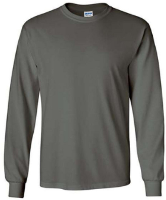 길단 남여공용 베이직 무지 긴팔 티셔츠 G2400