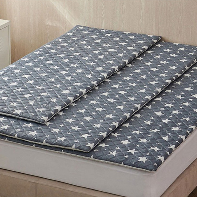 홈즈리빙룸 사계절 고탄성 접이식 토퍼매트리스, 스타
