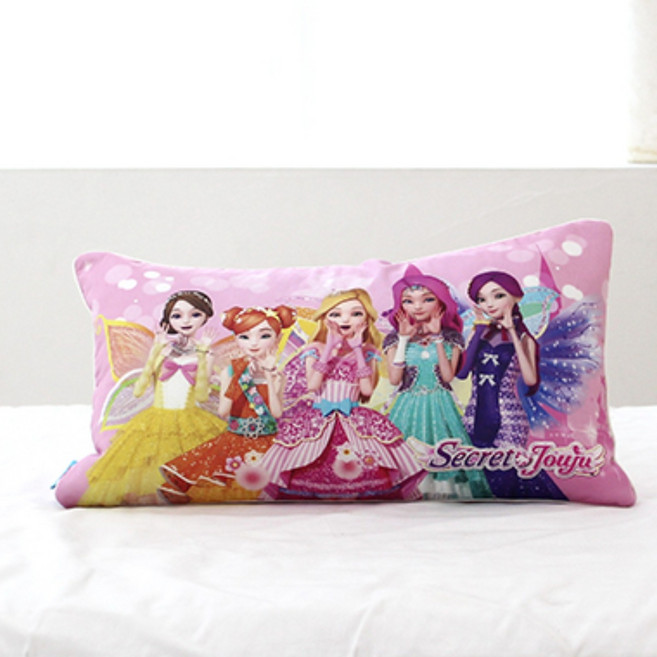 코알라컴퍼니 시크릿쥬쥬 순면 아동베개 25x45cm 마이크로화이버 베개 솜포함 시크릿쥬쥬 프렌즈