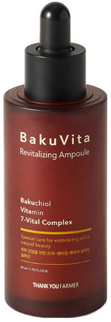 땡큐파머 바쿠비타 리바이탈라이징 모공 탄력 앰플, 1개, 50ml