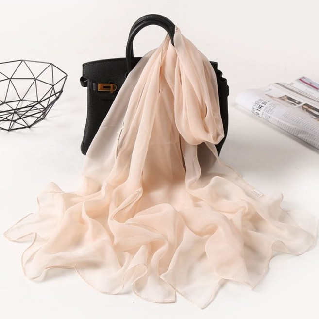 쉬폰 봄 가을 정장 우아한 스카프