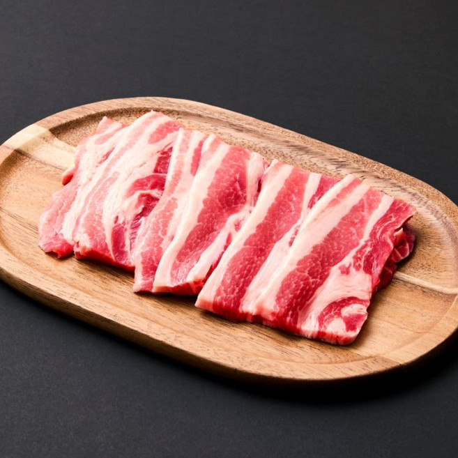 정육방 마장동 국내산 냉장 삼겹살 한돈 구이용 숯불용 캠핑용 보쌈용 500g 1kg 삼겹살/구이용(약 10mm), 1개
