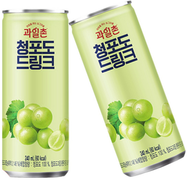 과일촌 청포도드링크 240ml x30, 30개