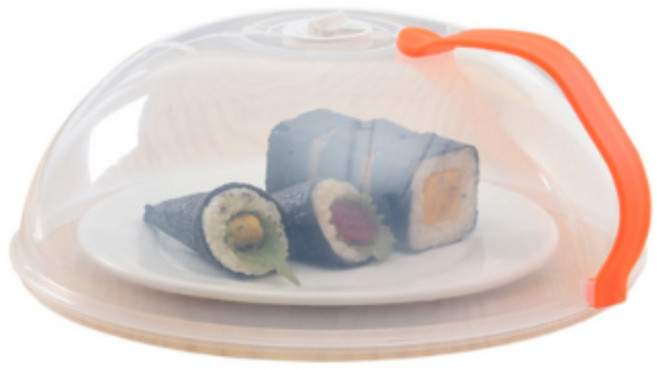 미란다 전자레인지 돔형 푸드커버 26cm, 1개