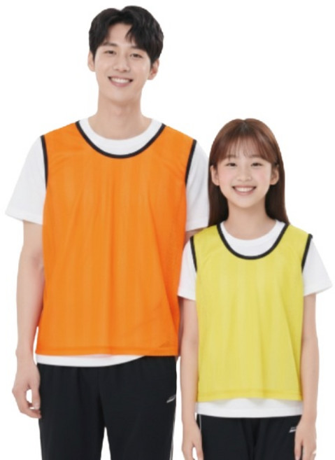 단체 팀조끼 팀복 안전조끼 인쇄 제작 가족티 체육대회 유니폼 아동 성인 빅사이즈