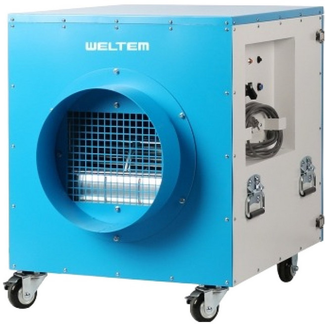 [강력 분진 제거] 웰템 분진 목공 집진기 산업용 목공용 벽타공 콘크리트 드릴분진 납땜 샌딩기 소형 원형톱, 블루, WAS-1300