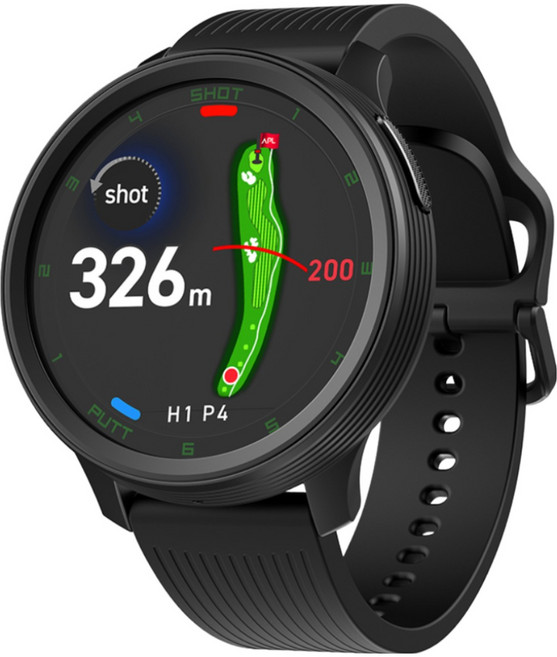 [골프공 증정] 26년 워치 T13 / T13 PRO 시계형 골프거리측정기 (오토핀 샷트래킹 날씨 풍향풍속 퍼트 가이드 Ai골프), 블랙