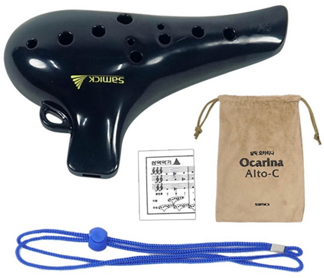삼익악기 알토C 오카리나, NSO-AC2, 다크블루, 1개
