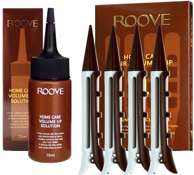 셀헤디 루베 볼륨업 솔루션 뿌리볼륨펌 1세트 펌제75ml 1통 + 헤어클립4개입 1개