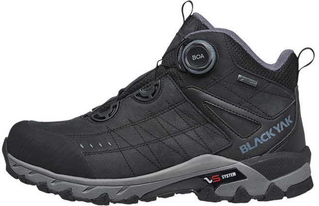 블랙야크 초경량 407g 중목 고어텍스 다이얼 경등산화 엑섬 II GTX 블랙 BLACK