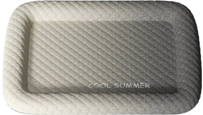 해피펫밀리 그라데이션 쿨방석 여름 숙면 논슬립, 1개, 그레이