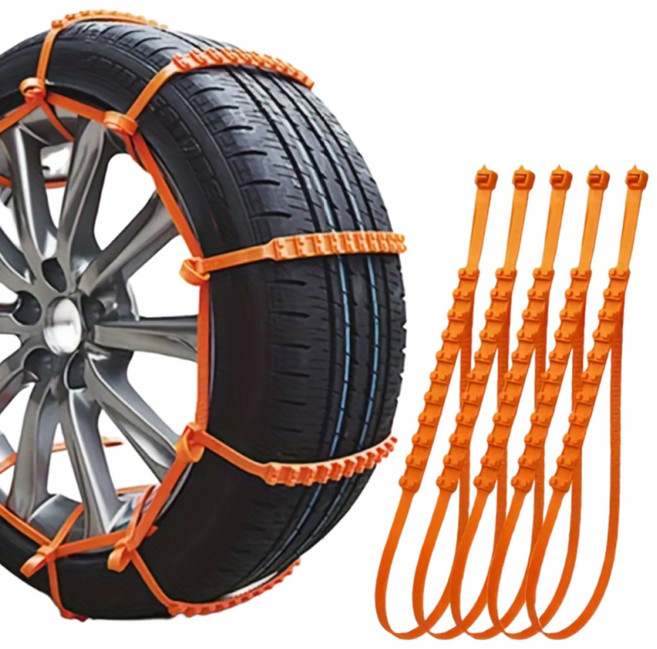 겨울용 눈길 미끄럼 방지 자동차 타이어 스노우 체인 20P 세트, 20개