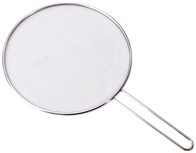 스텐레스 기름 튐 방지 후라이팬 망 29cm / 덮개 뚜껑 생선구이 튀김요리, 1개