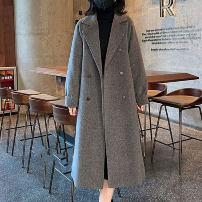 뉴욕멋쟁이 에밀리 패딩안감 여성 롱코트 (55~88사이즈까지)