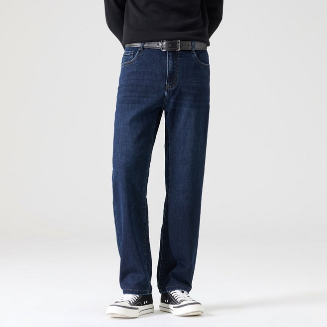 KDCO 남자 청바지 일자 스판 데님 팬츠