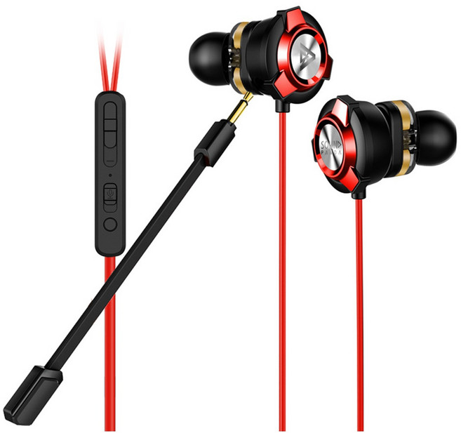 게이밍 이어폰 SPE-G9s+ Y잭 set, 레드 + Y잭, SPE-G9s