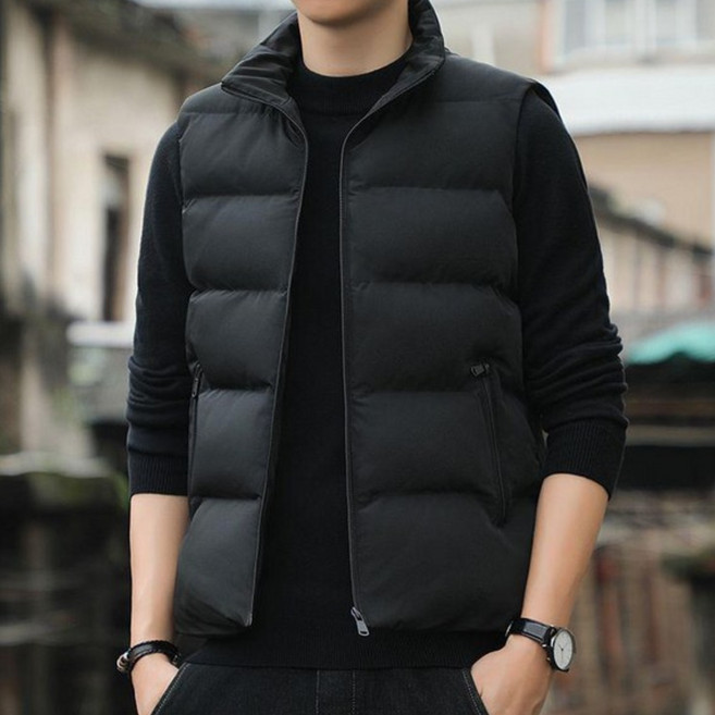 비안 남성 데일리 써멀 패딩조끼