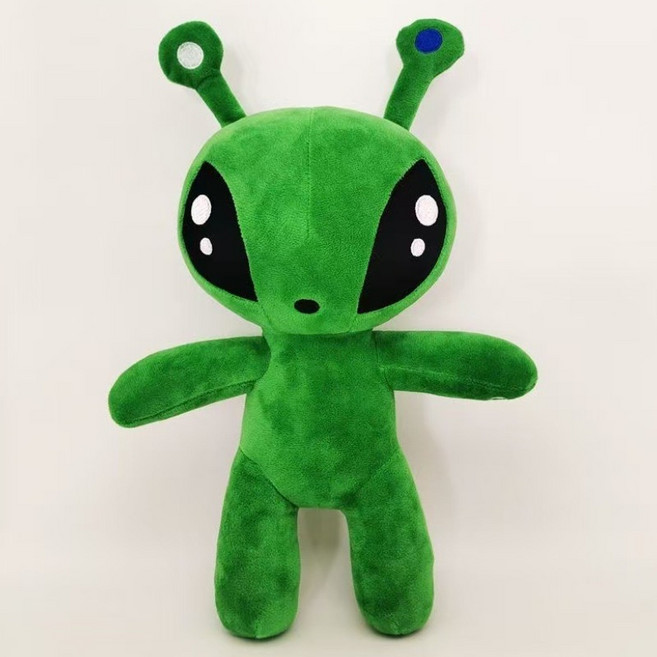 귀여운 그린 컬러 외계인 봉제 인형, 1개, 34cm