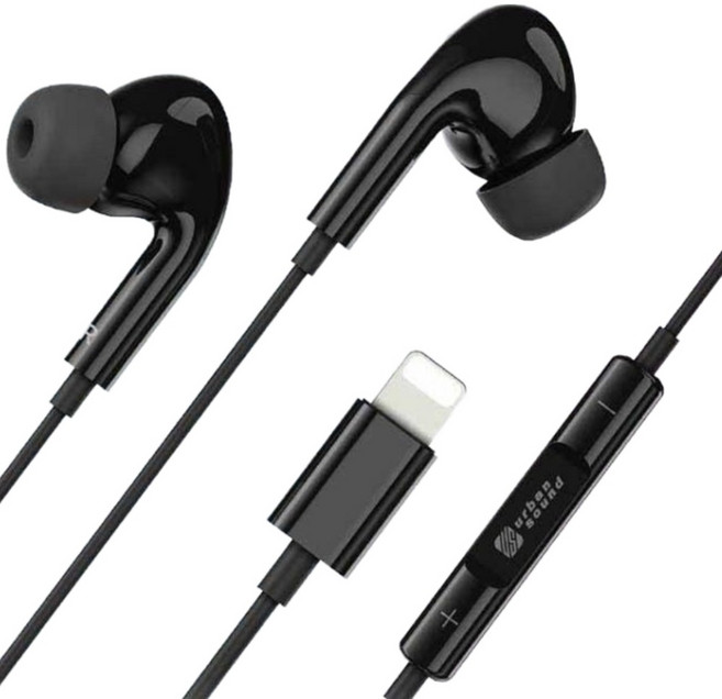 유선8핀이어폰 유선 줄이어폰 오픈형 줄 이어폰 마이크, 상세페이지 참조, ysnb 모즈온 8핀 이어폰 화이트