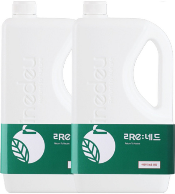 리네드 미네랄 세탁수(계량컵1개포함), 2L+2L 세트, 2개, 2L