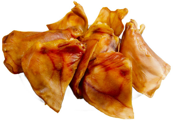 수제명가 신선한 수제 돼지귀50g~500g.돼지 통귀2p~10p모음 수제간식, 300g, 1개, 돼지귀슬라이스