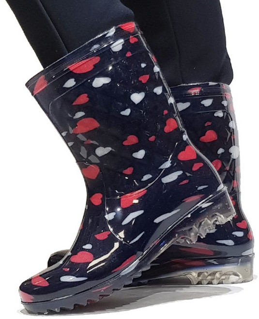 미끄럼방지 여성장화 패션장화 레인부츠 반장화 색감좋고 예쁜 주방장화신발 단비