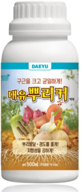 대유 뿌리커 500ml 발근제 구근비대 뿌리발달 생육촉진, 1개 - 쿠팡