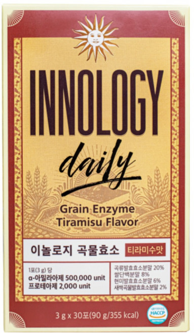 [INNOLOGY] 이놀로지 곡물효소 티라미수맛 30포 (30박스/대용량), 30박스, 90g