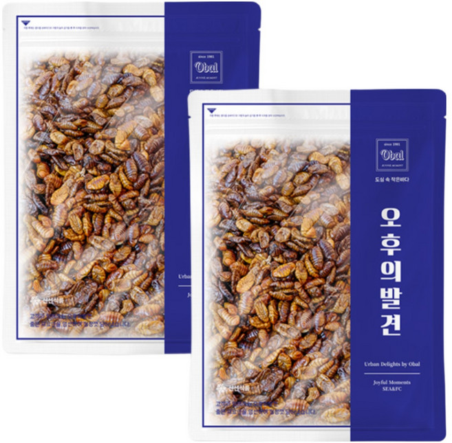 오발 냉동번데기2Kg, 1kg, 2개