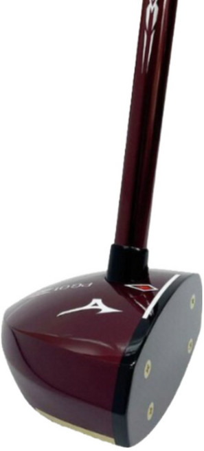 (미즈노/일본직수입정품) PG01 파크골프채(3종 세트 구성), 와인레드 세트 85cm