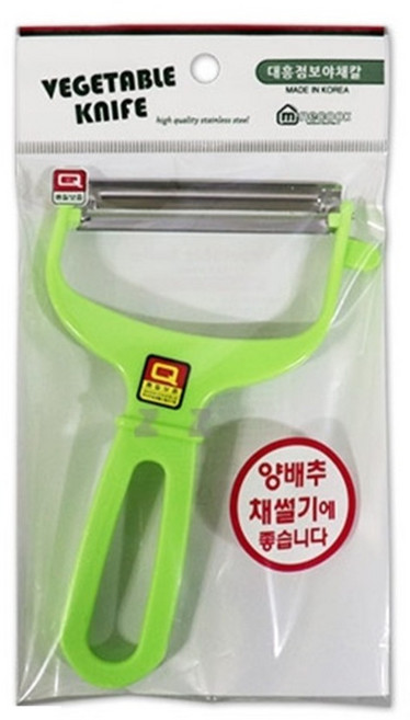 대흥 점보야채칼 감자칼 채칼 샐러드칼 색상랜덤/양배추채칼/슬라이서 주방용품 > 칼/가위/도마 필러/슬라이서 필러/감자칼, 1개, Ea