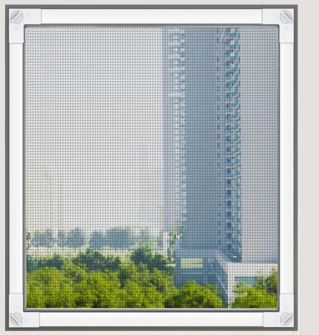 셀프시공 창문 베란다 자석 탈부착 방충망, 1세트