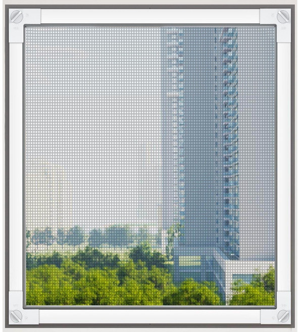셀프시공 창문 베란다 자석 탈부착 방충망, 1세트