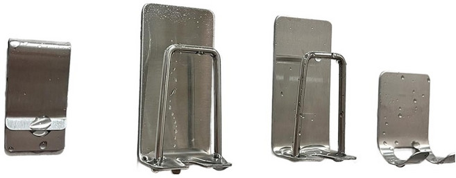 리플랜 304 올스텐 무타공 칫솔꽂이 세트, 1세트, 3인용