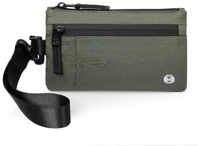 파크라이프 세이프 포켓 플러스 올리브그린 RFID차단 고급 클러치 여권지갑 X-PAC vx-21원단