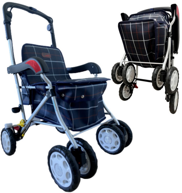 든든카 빅사이즈 프리미엄 국산 할머니 노인 어르신 유모차 보행기 보행보조기