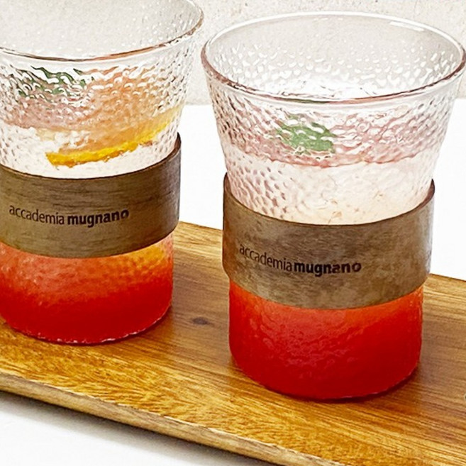 이태리 am 내열강화유리 월넛나무 글라스 350ml(1+1) 450ml(단품) 머그컵 머그잔 유리잔 유리컵 커피잔 물잔 물컵 2p 1p, 2개, 350ml