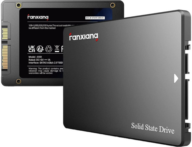 FANXIANG SSD SATA 2.5 PC 하드 드라이브용 SSD, 256GB, S101