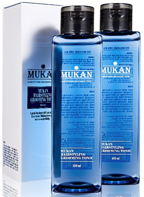 무칸 헤어스타일링 그루밍토닉 워터 물왁스 남여공용, 2개, 150ml