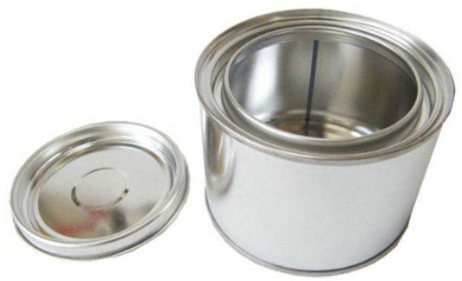 상품코드0.25LT-0001 0.25리터 작은용량 철공캔 빈깡통 공캔 철캔 뚜껑과 한세트 깡통 250ml용량, 1개