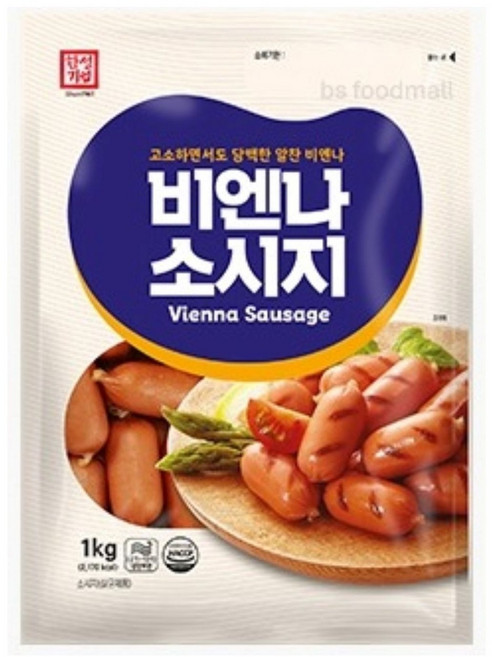 한성 비엔나소세지, 1kg, 4개