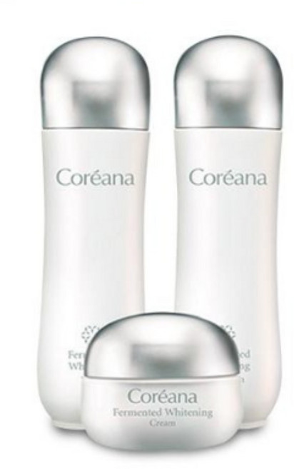[쇼핑백증정/명절선물추천]코리아나 발효화이트닝 3종+화이트닝앰플50ml+스팟에센스20ml, 1개