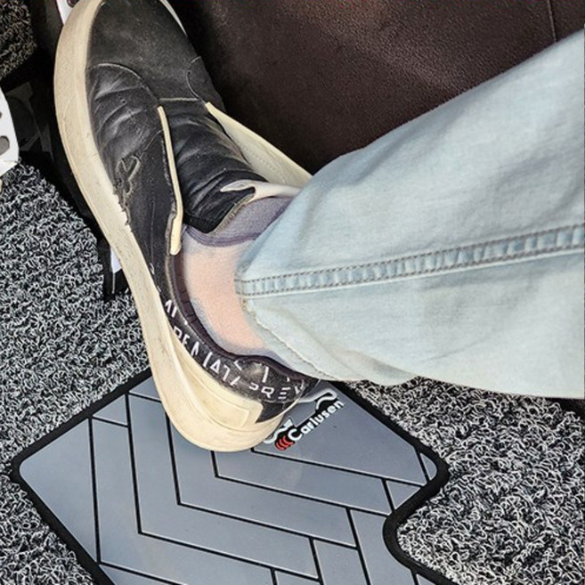 카루젠 현대 싼타페 일반 코일매트 운전석 발받침 보강 전좌석 자동차바닥매트, 운전석만, 그레이, 싼타페TM(티엠)5인승 2018.3~2020.7