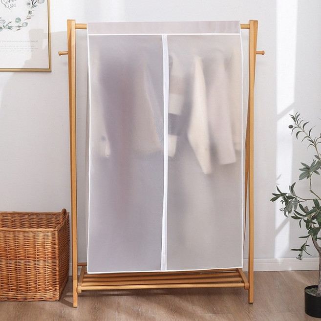 투명 옷커버 와이드 옷장 의류보관 커버, 1개, 1개입