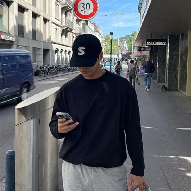 M-8XL 쏙쏙숨티 오버핏 자동넣입 긴팔티 남자 남성 빅사이즈 벌크업 화이트 블랙 멜란지 M L XL 2XL 3XL 4XL 5XL 6XL 7XL 8XL