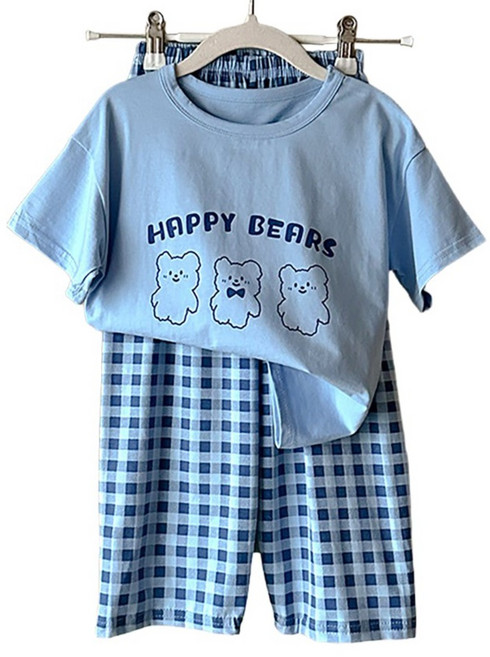 해피베어 아기 실내복 초등 아동 상하세트 반팔 긴바지