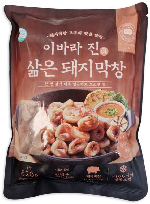 대구 달구벌 이바라 진 삶은 돼지 막창 620g(소스120g포함), 620g, 2개
