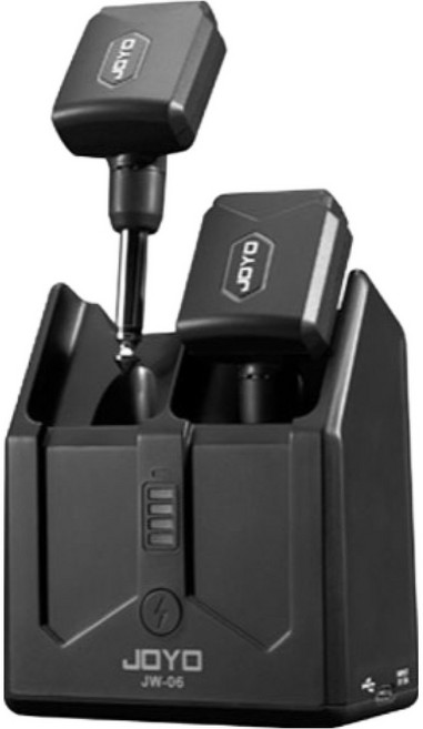 조요 JOYO JW-06 일렉기타 베이스기타 블루투스 무선 기타 시스템 58GHz 디지털 송신기 및 리시버 휴대용 충전 케이스 포함, 1개