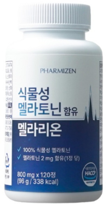파미젠 식물성 멜라토닌 HACCP 인증 2mg 120정 1개